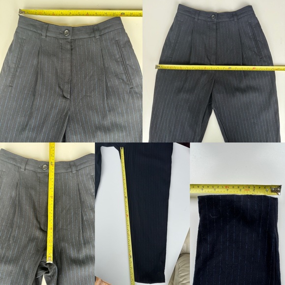 Navy Blue Escada Sport Trousers 36 - Picture 3 of 4